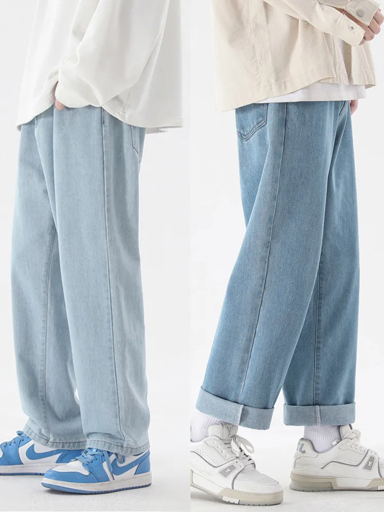 New Korean Fashion Men's Casua - đánh giá và giá Men'S Fashion Grey Jeans